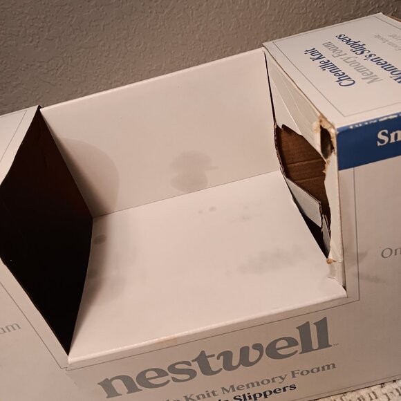 Nestwell BBB women's chenille knit memory foam slippers sz Small / 5 - 6 - NEW - Picture 14 of 16